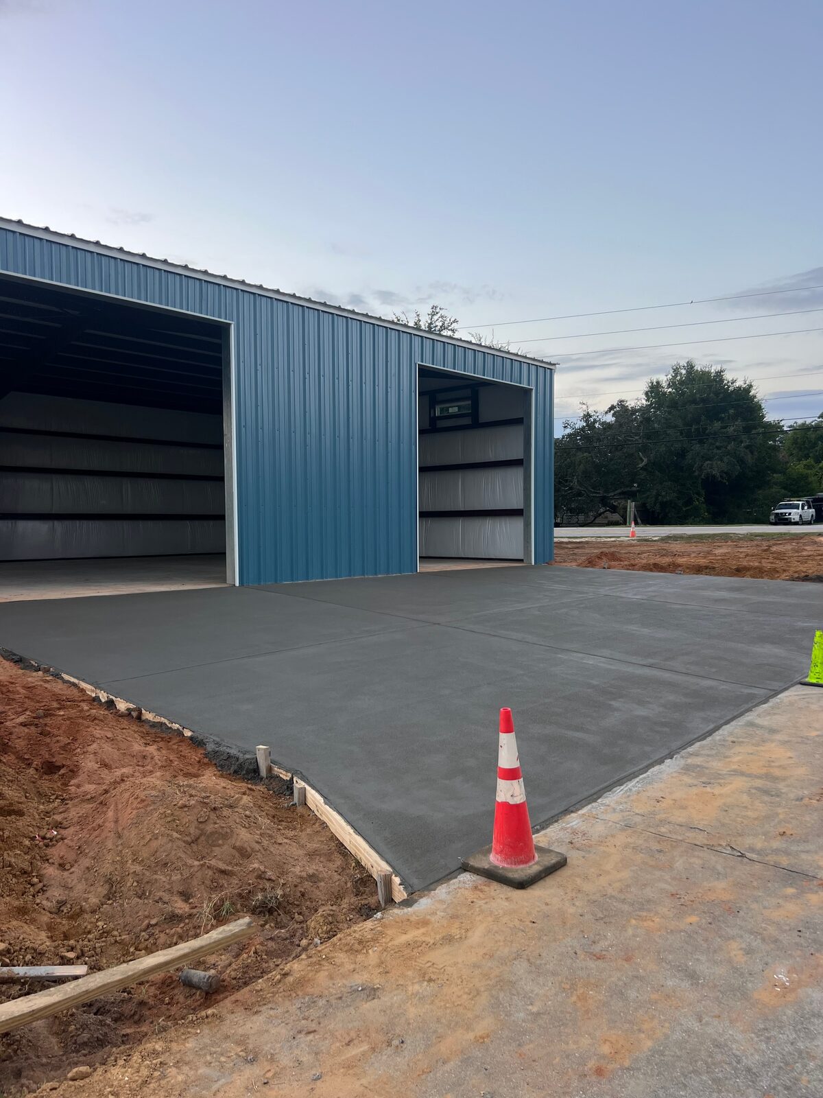Concrete driveway project